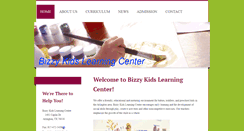 Desktop Screenshot of bizzykidslearningcenter.net