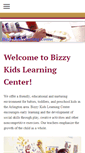 Mobile Screenshot of bizzykidslearningcenter.net